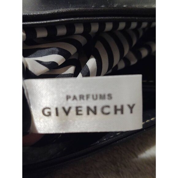 NWOT Givenchy Parfum Black Polyester Nylon Double Top Handle Tote Bag Purse - Picture 6 of 10